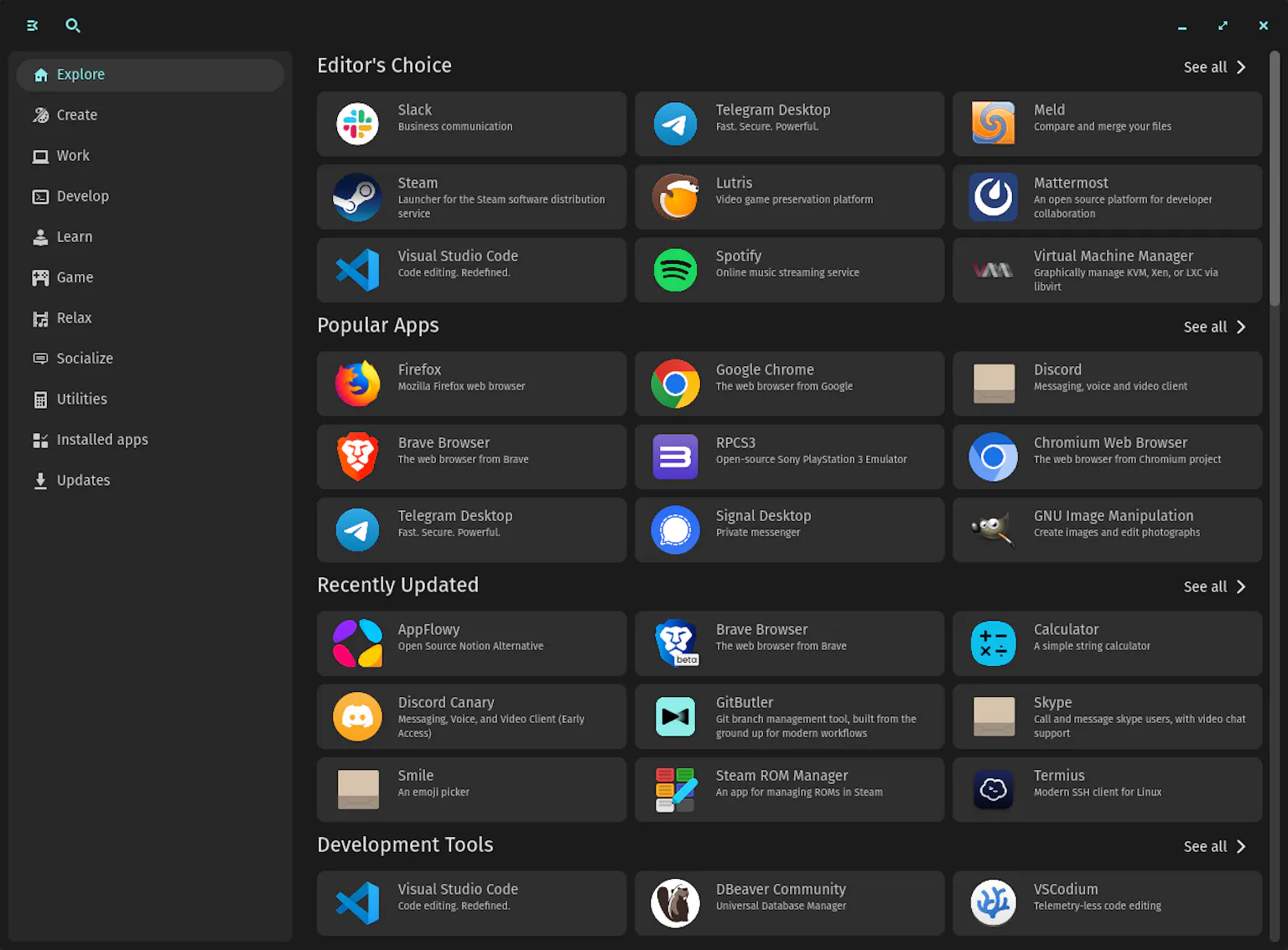 COSMIC Desktop: il COSMIC App Store è quasi pronto 2 COSMIC App Store