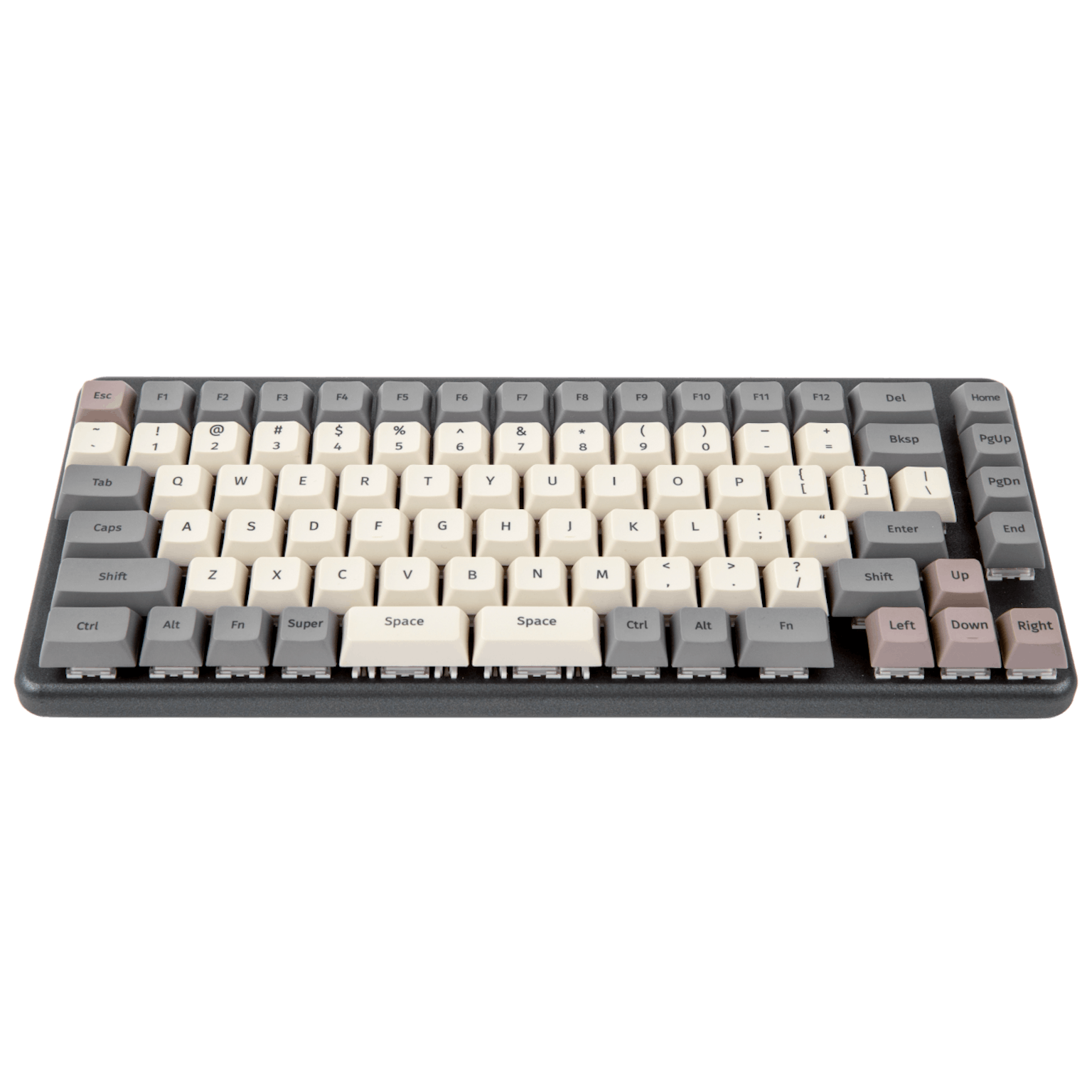 Photo of the Launch keyboard in all its glory. Minus the configurable LEDs, which are present and turned off for the photo.