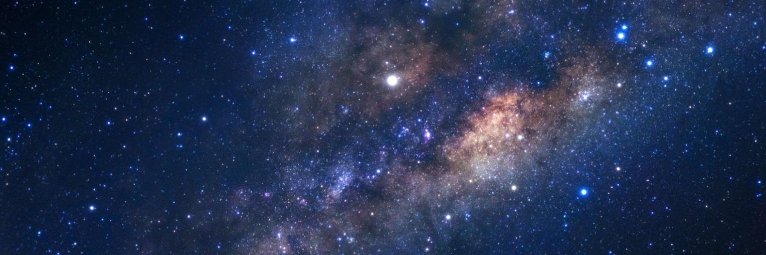 Space: The Header Image Frontier. (It's a picture of space. Some galaxy or something, likely a long time ago and far far away.)