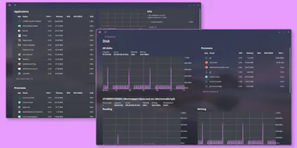 New COSMIC System Monitor dashboard