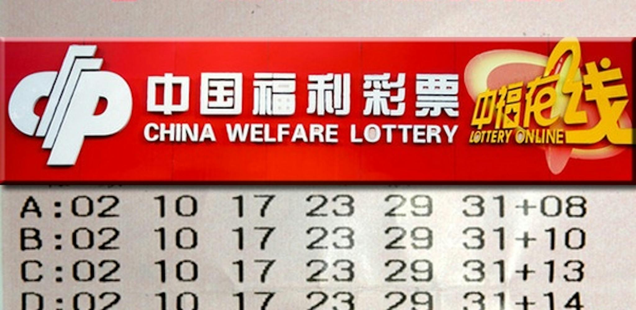 Loteria de Bem-Estar da China 