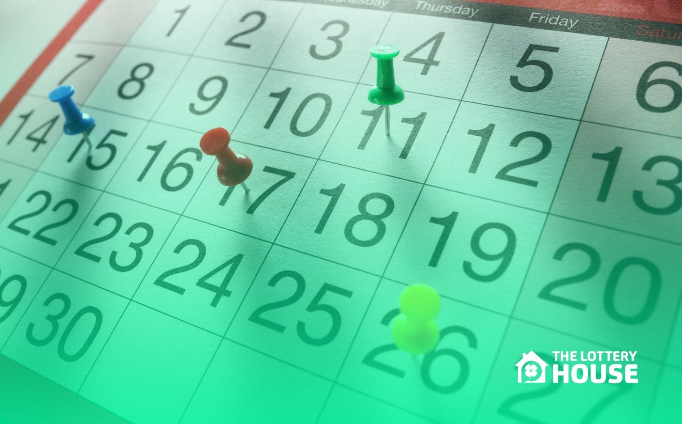 Calendário com datas marcadas