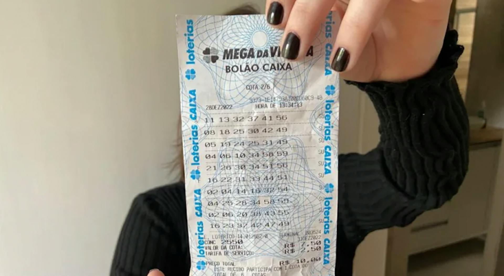 Syndicate ticket for the Mega da Virada