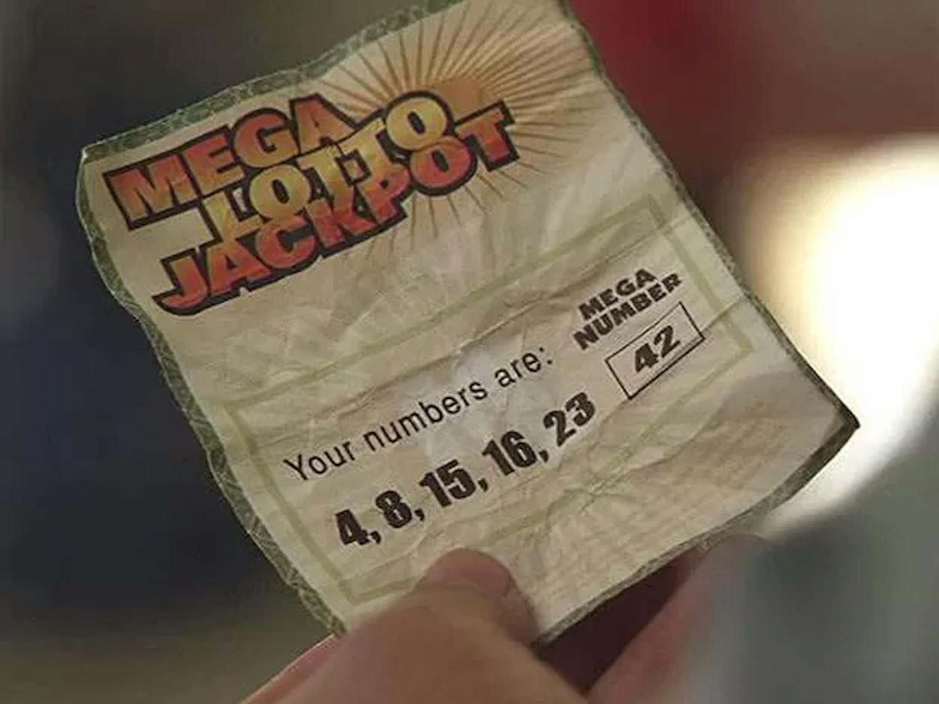 Lottery ticket