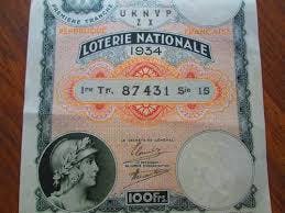 Old lottery ticket