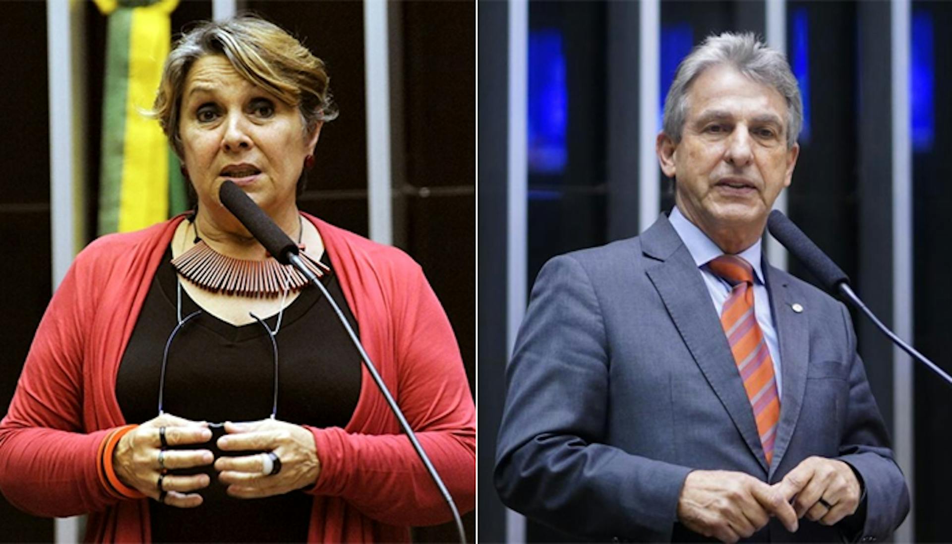 Deputies Erika Kokay e Tadeu Veneri