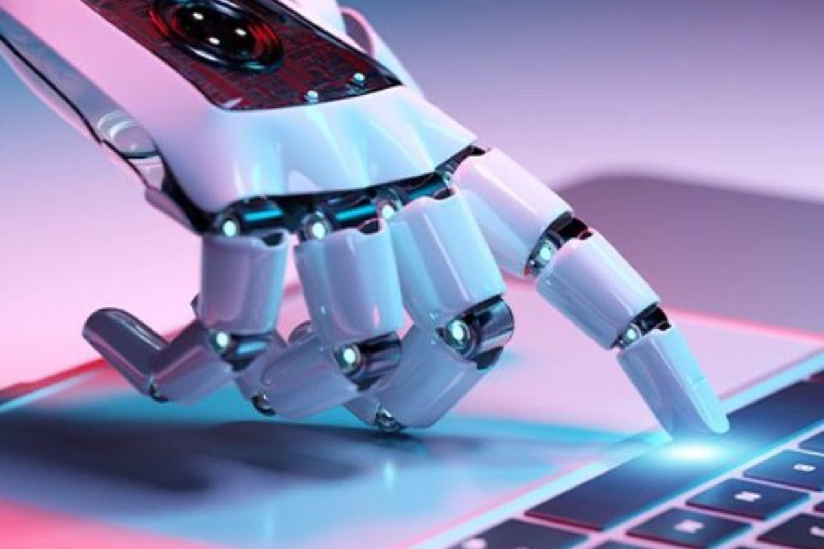 Robot typing