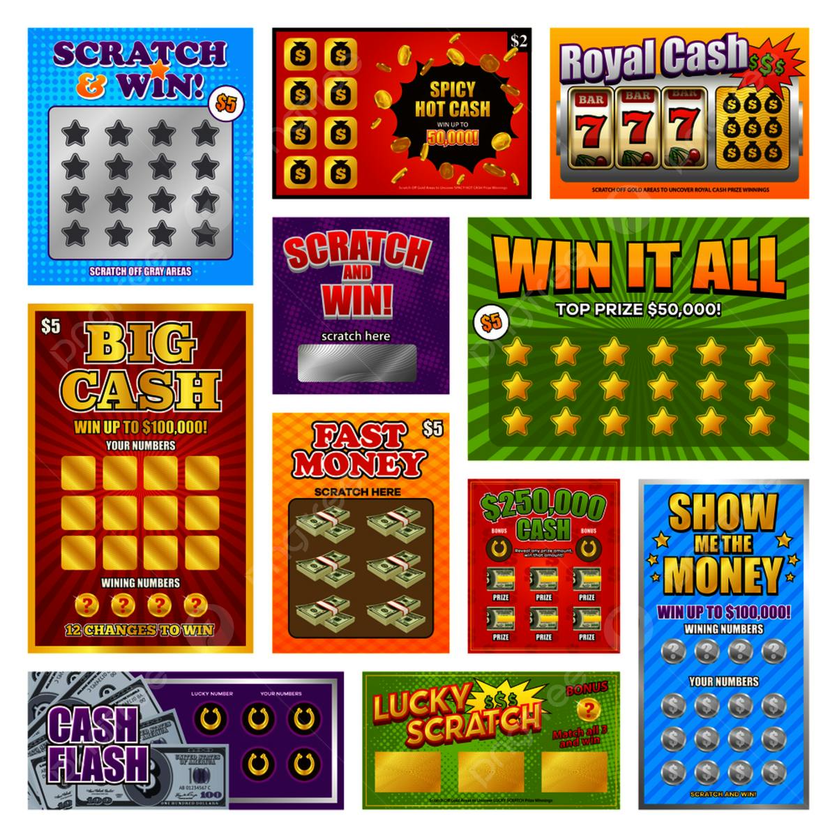 Boletos de rasca y gana
