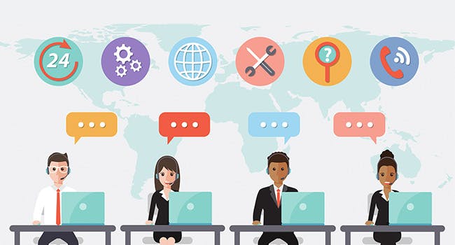 Customer support channels
