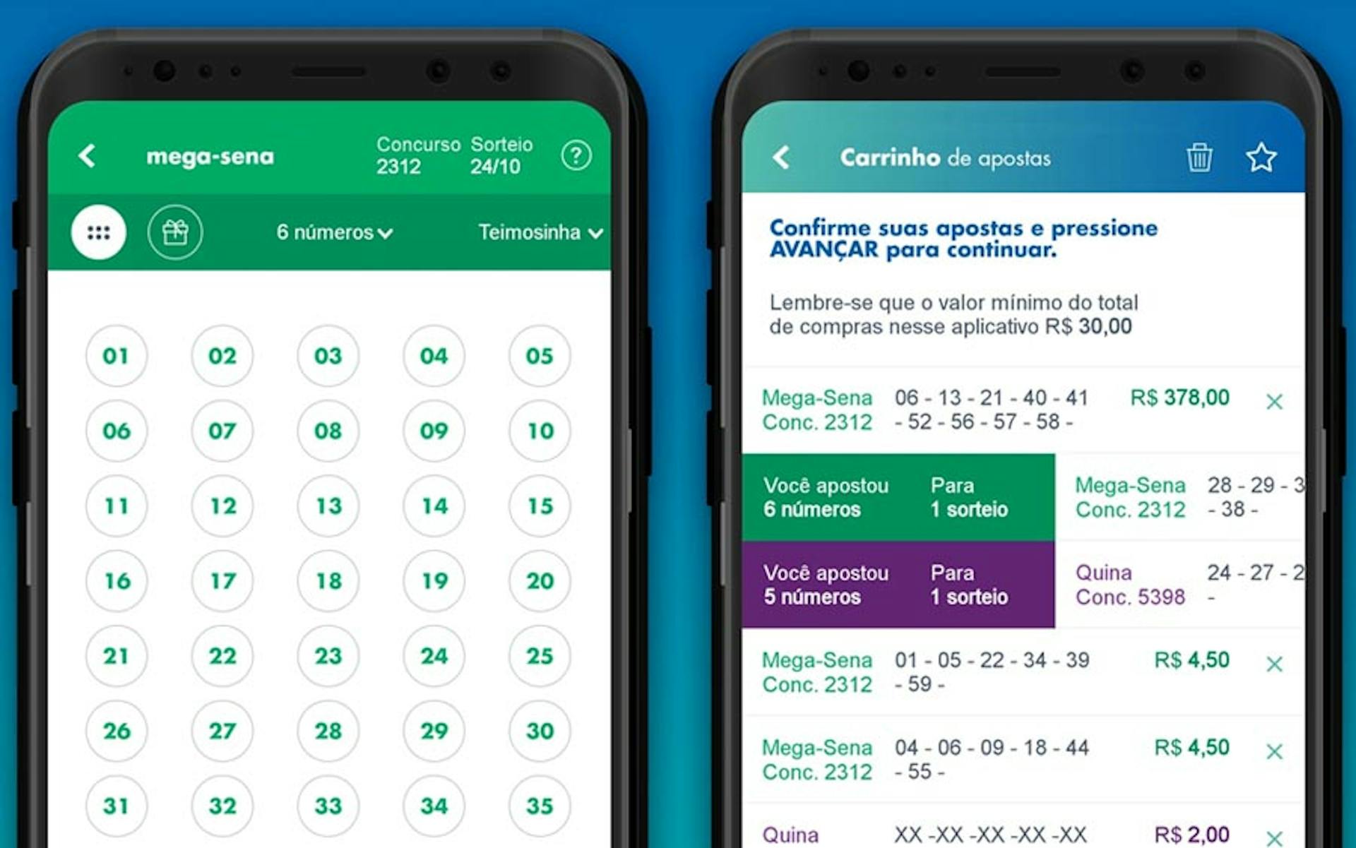 Caixa online lotteries