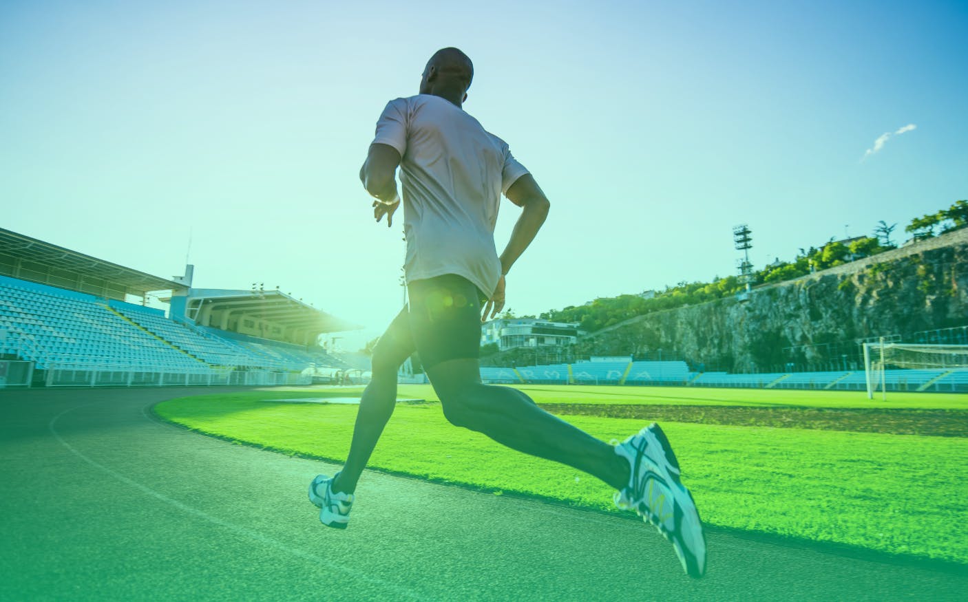 Atleta corriendo