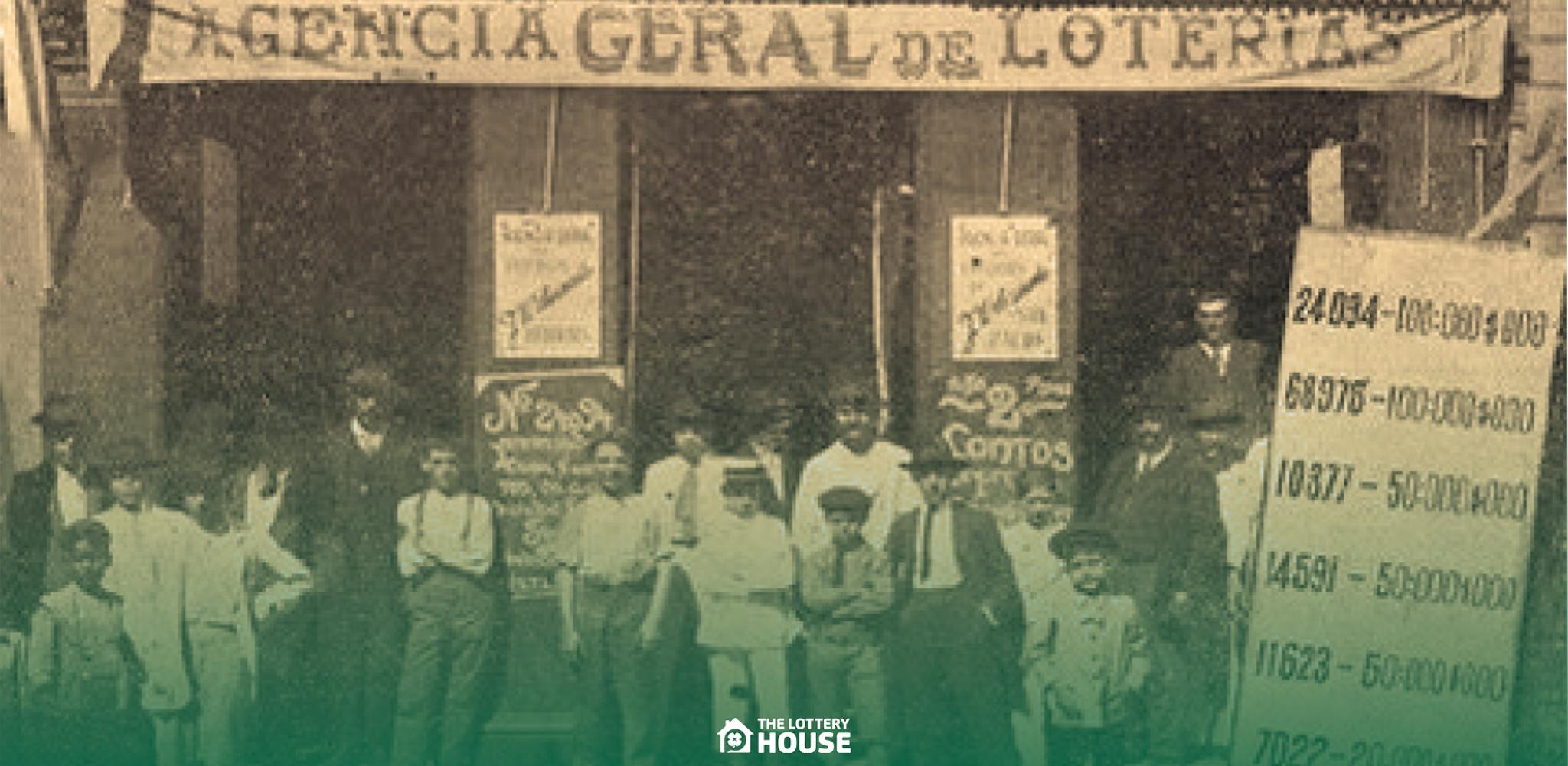 Foto antiga de Loteria