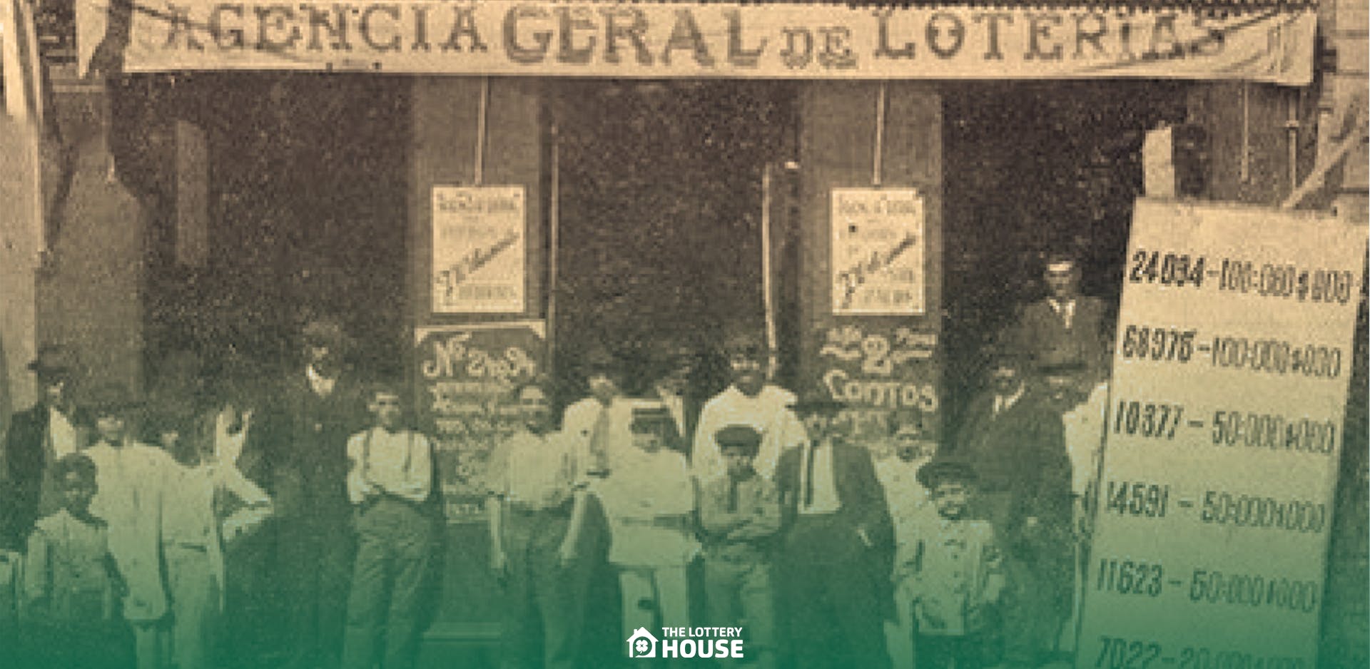 Foto antiga de Loteria