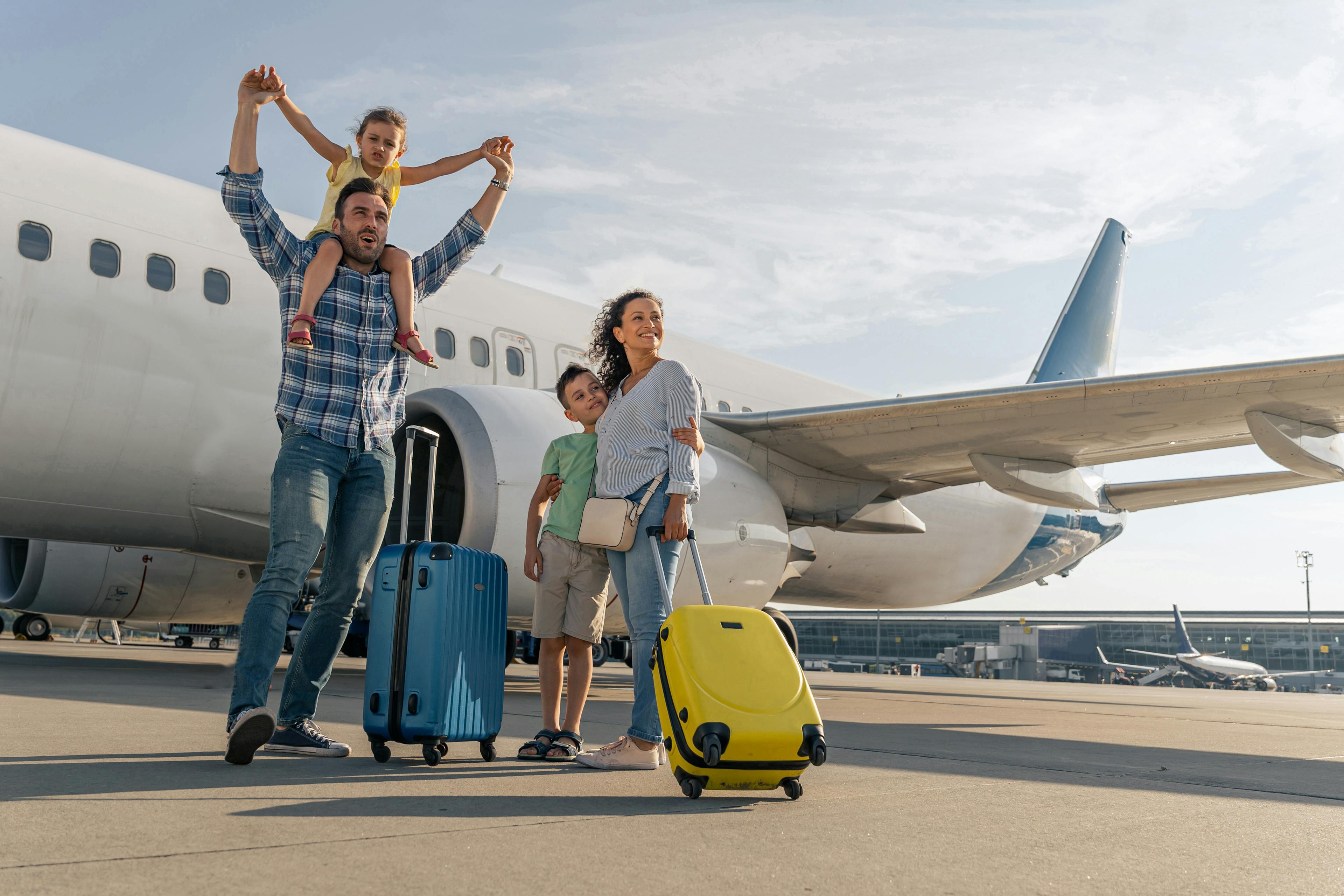 Família viajando