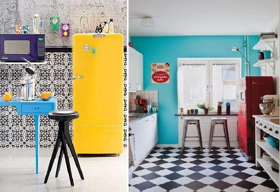 Decoração de cozinha retrô