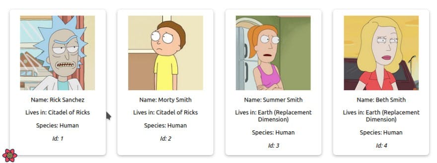 Personagens Rick e Morty