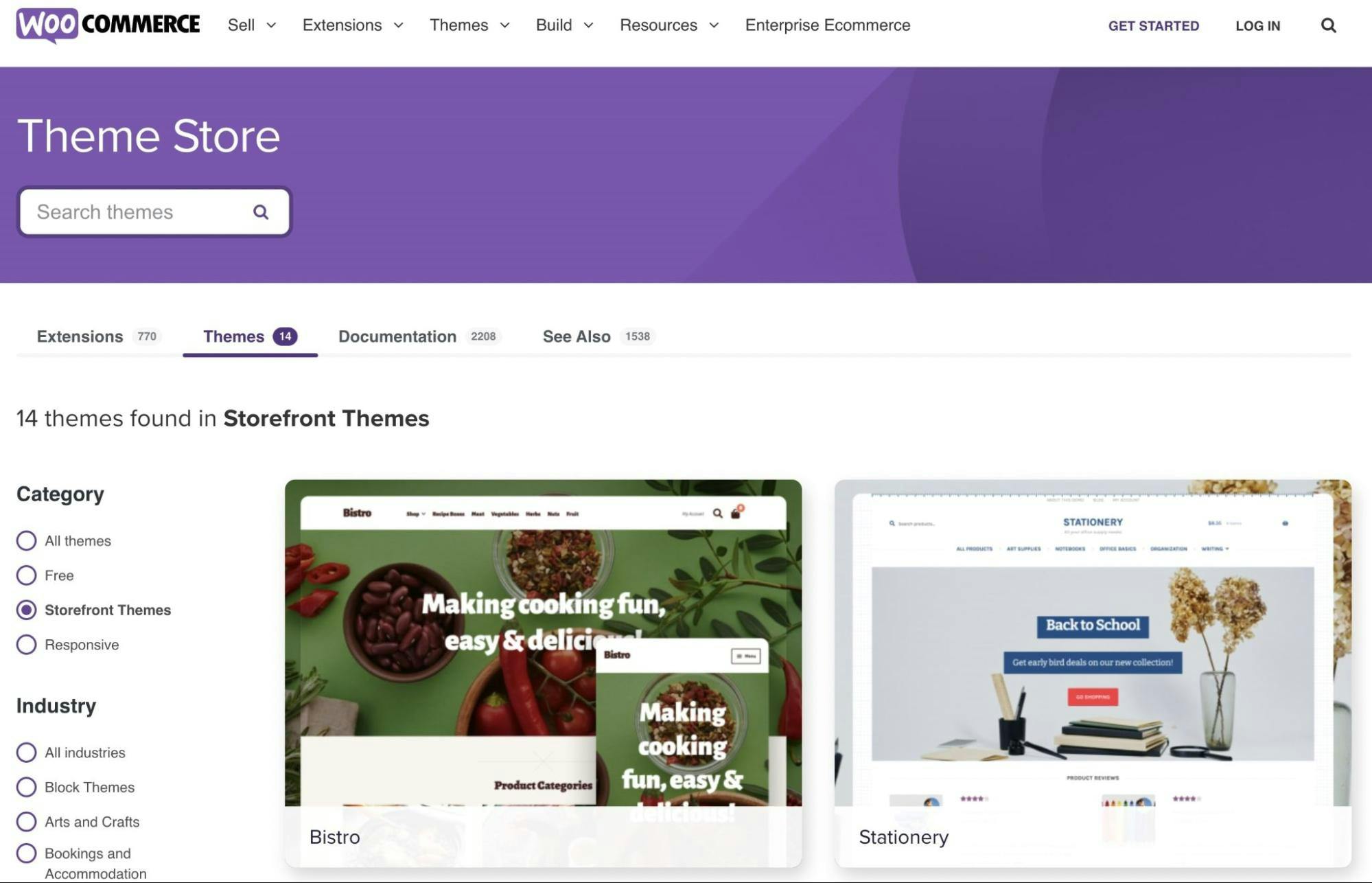 Loja de temas Woocommerce