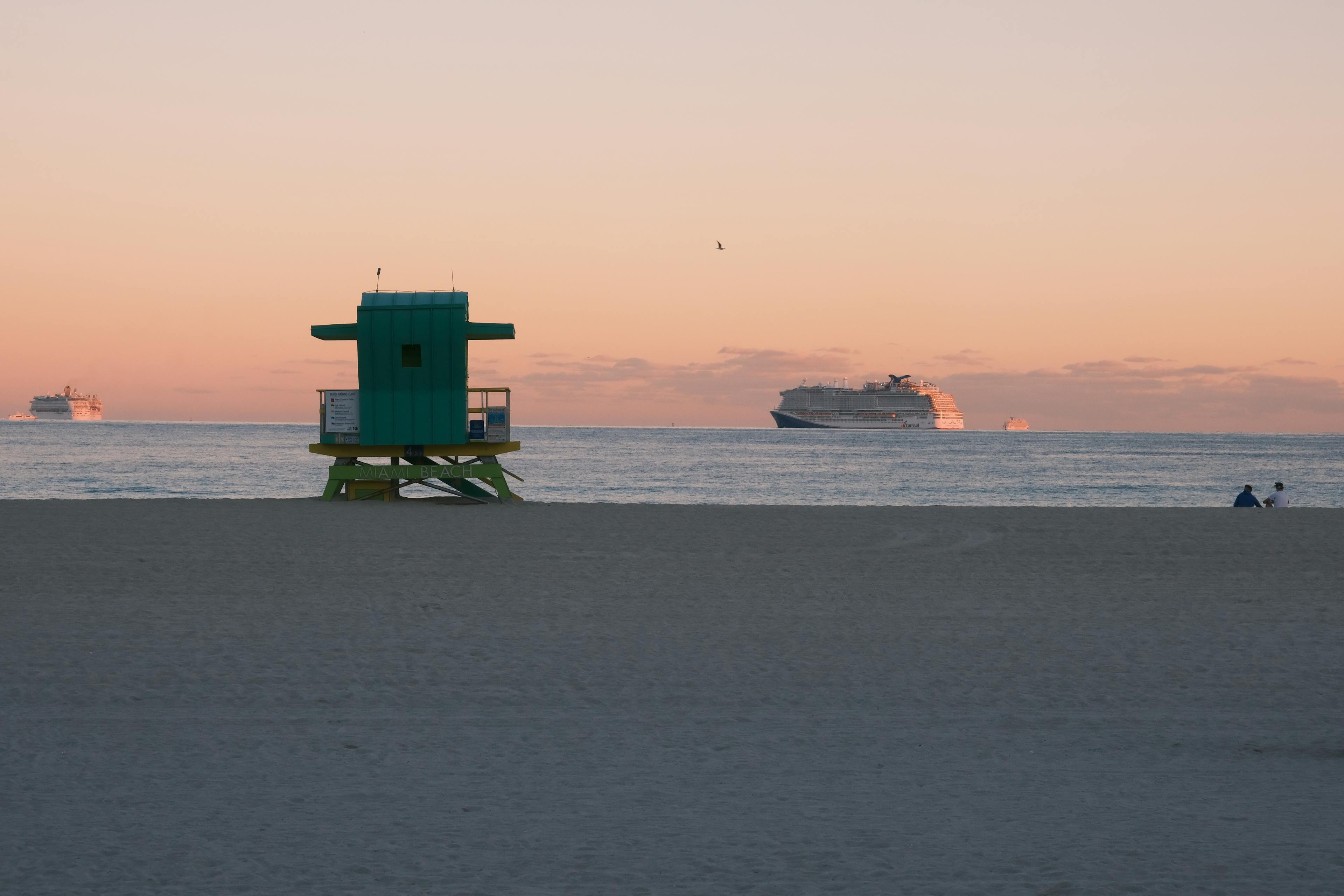 South Beach, sunrise