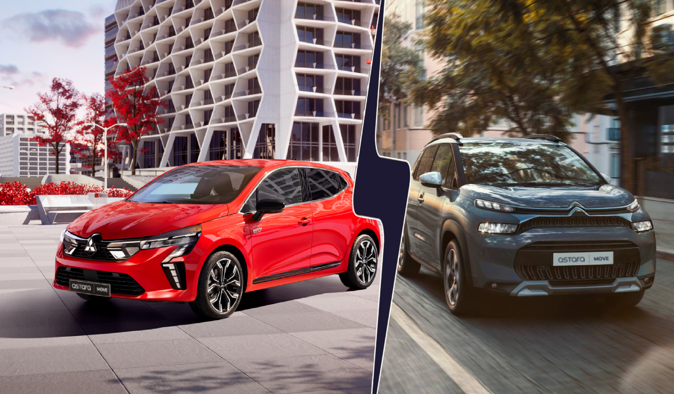 Mitsubishi Colt y Citroën C3 por suscripción en Astara Move
