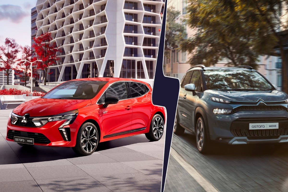 Mitsubishi Colt y Citroën C3 por suscripción en Astara Move