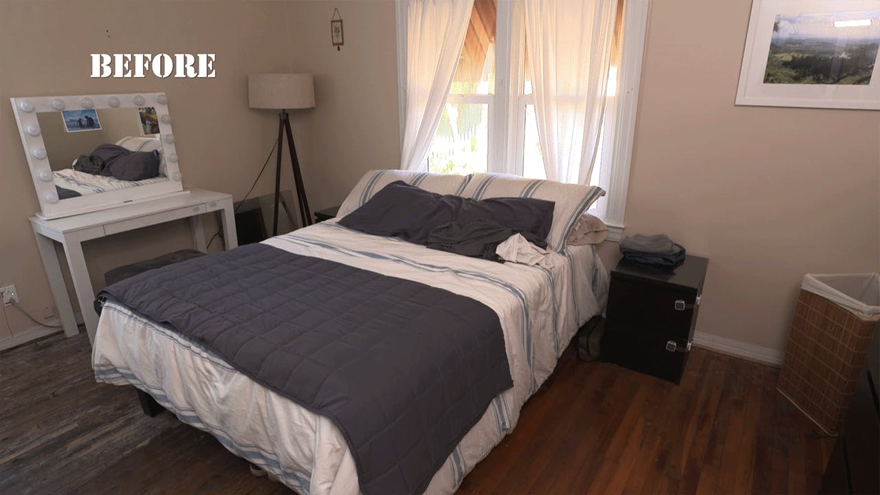 Mitchell Family Primary Bedroom before Military Makeover