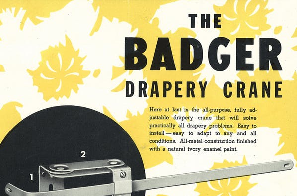 Badge Crane Drapery