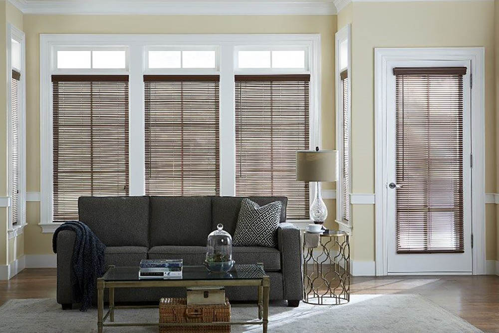 Wood/Faux Wood Venetian Window Blinds Sunshade Viser Sun Shade Room Shutters New 