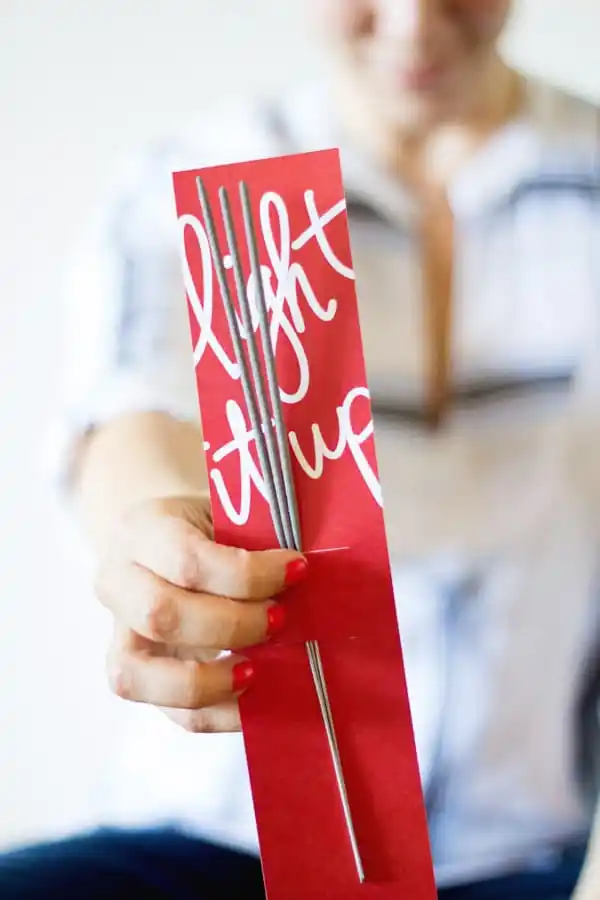 fourth of july sparkler holder