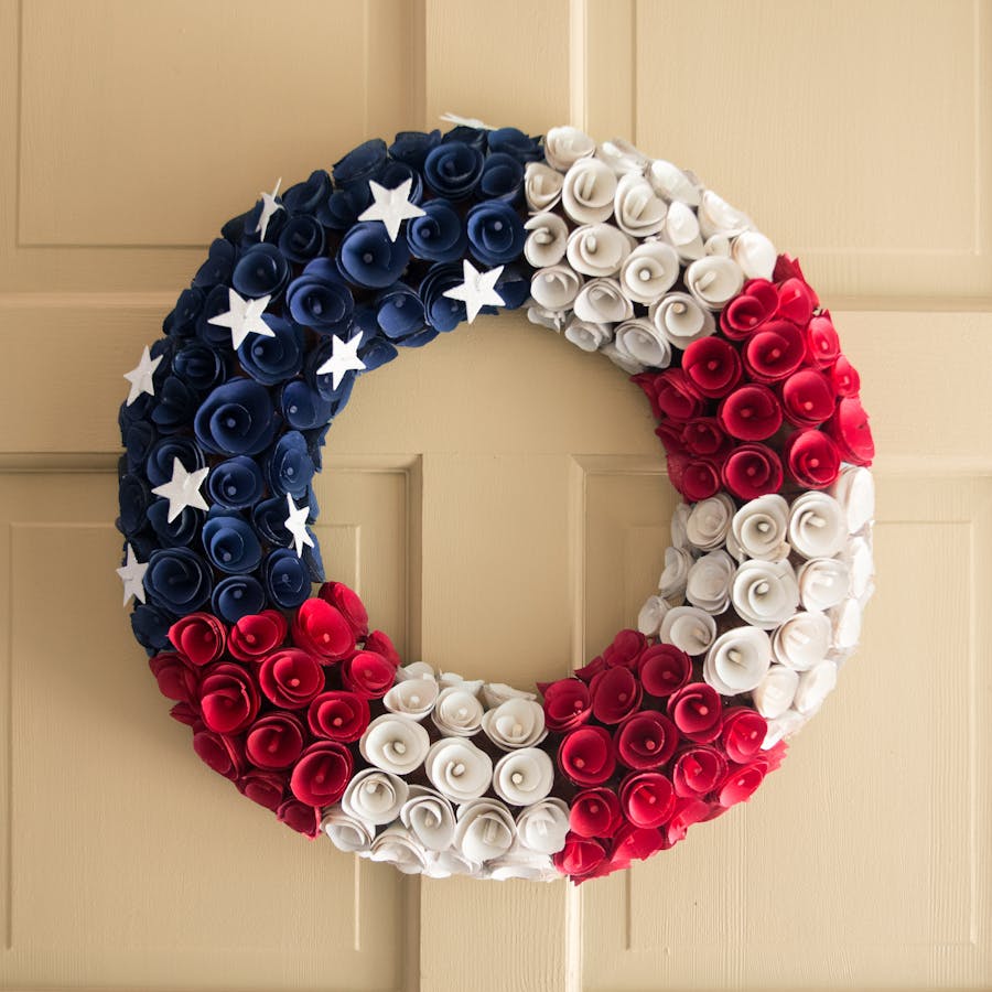 fourth of july party wreath