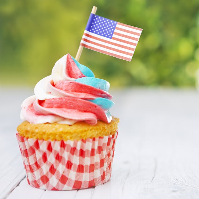 fourth of july cupcakes