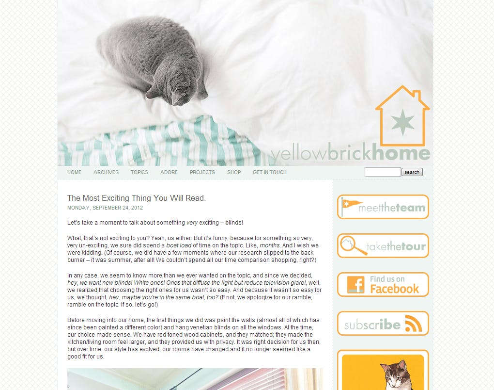 Yellow Brick Home talks about Blinds.com