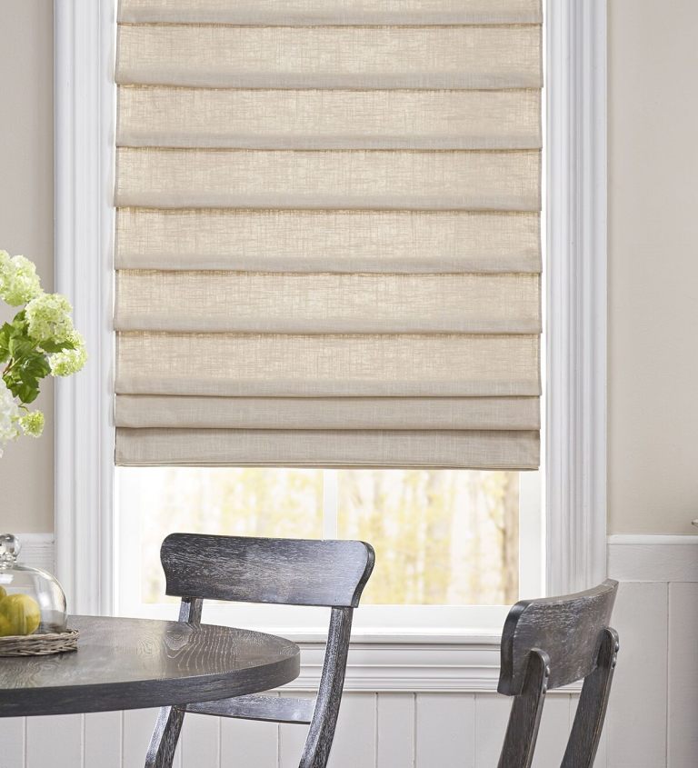 linen roman blinds