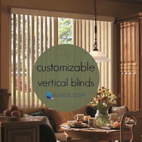 fabric vertical blinds