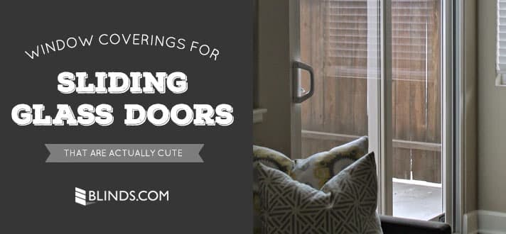 window coverings for sliding glass doors that are actually cute