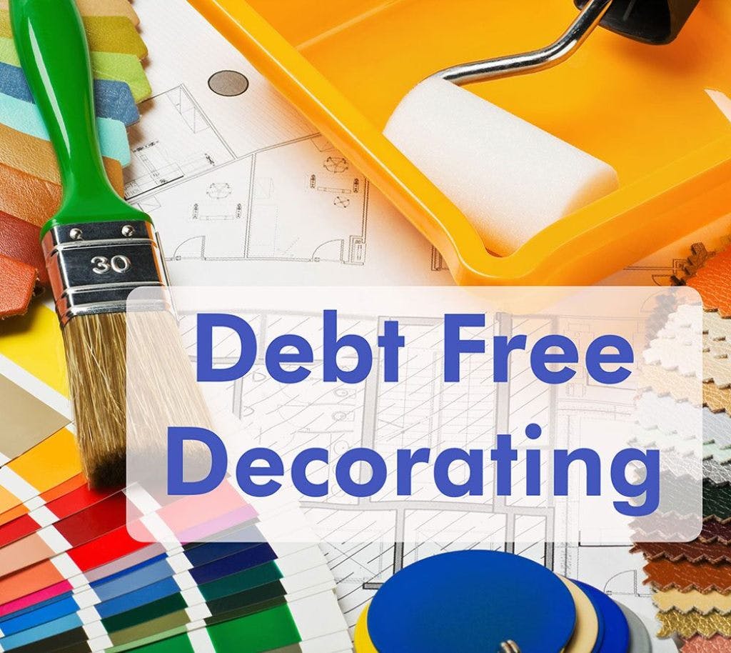 debt free decorating