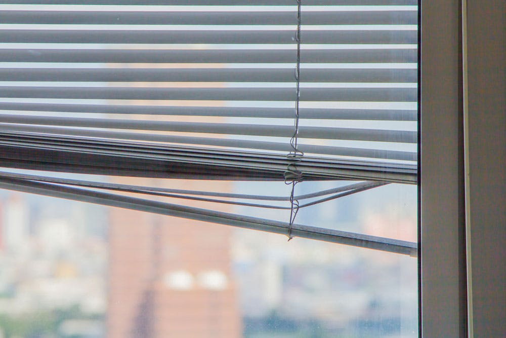 blinds with broken slats