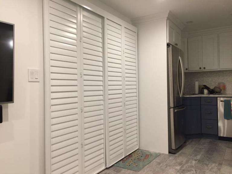 For Sliding Glass Doors, Faux Wood Vertical Blinds For Sliding Glass Doors