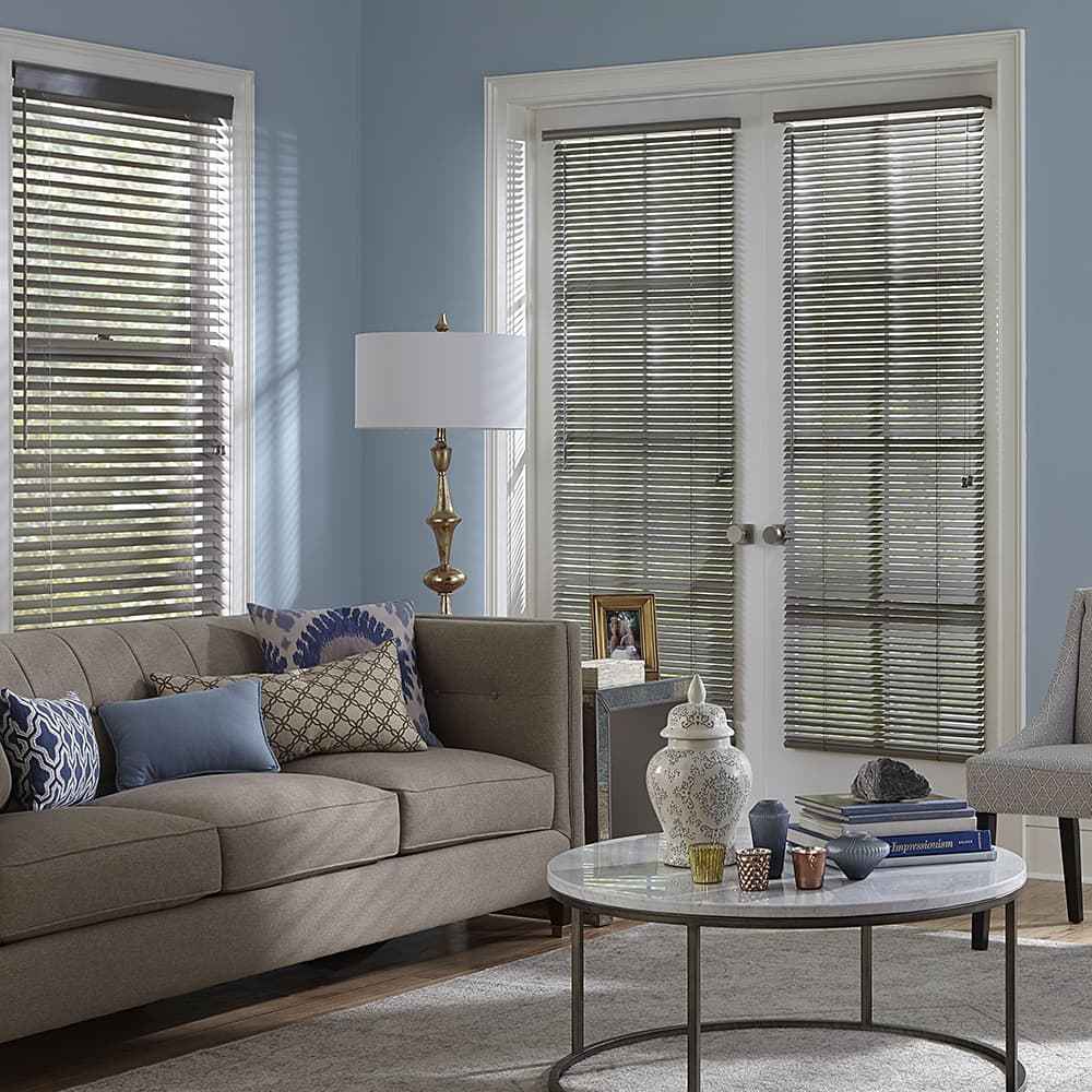 French doors online with blinds