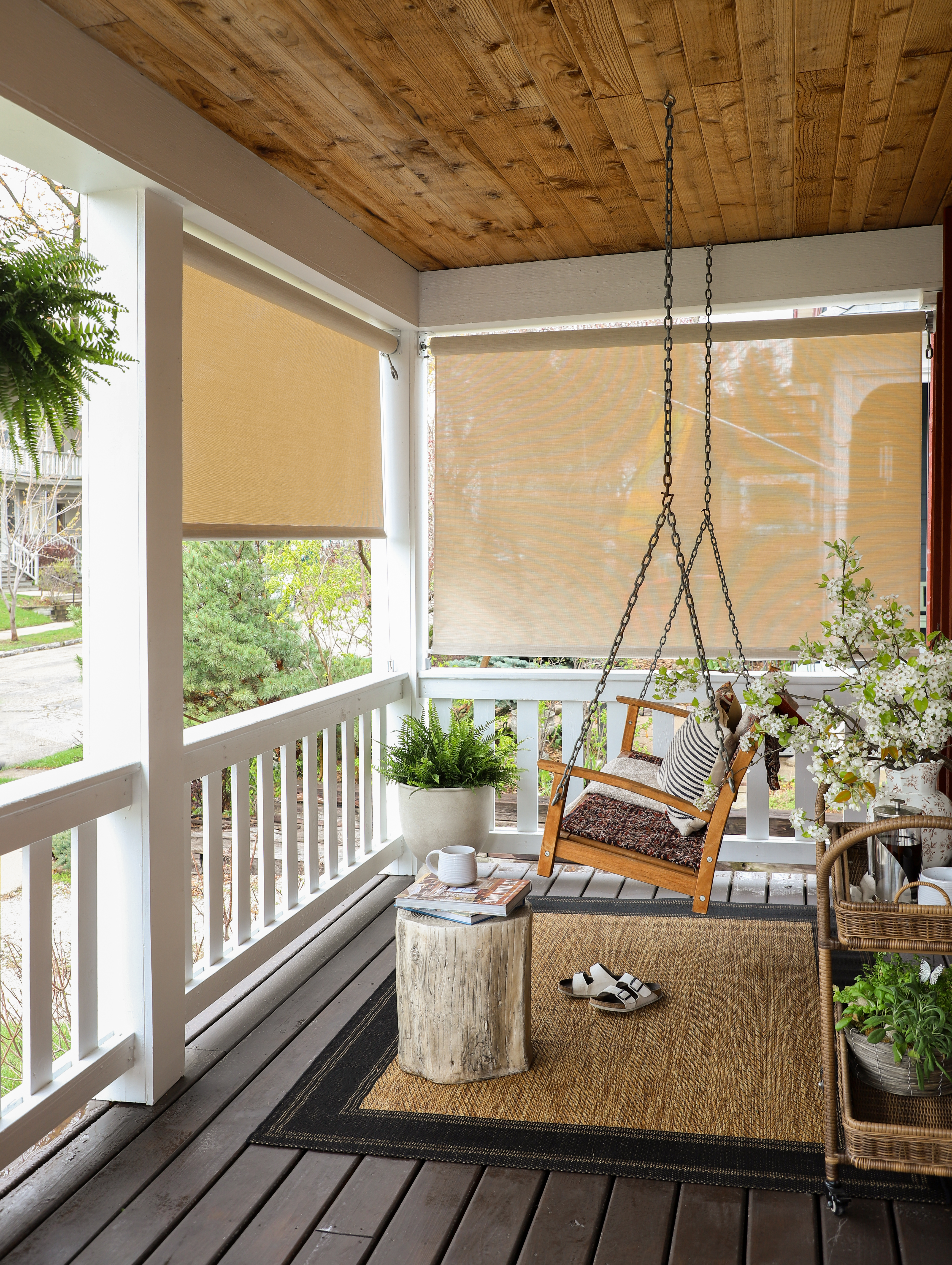 front porch with blinds.com patio sun shades
