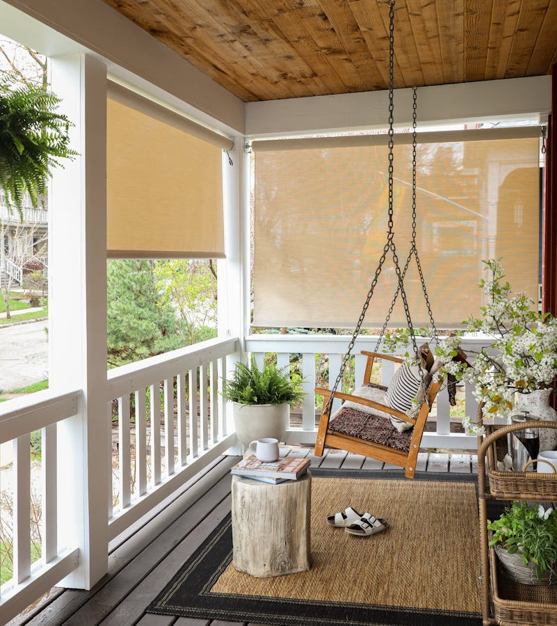 front porch with blinds.com patio sun shades
