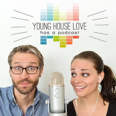 Title card for Young House Love has a Podcast