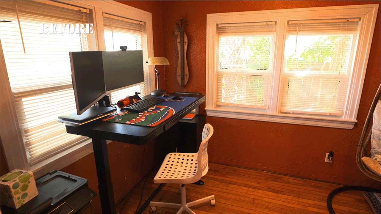 Mitchell Family Living Area before Military makeover