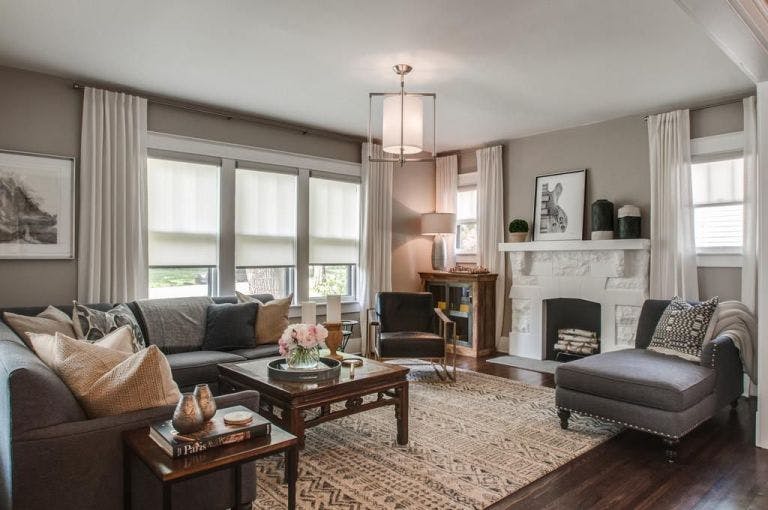 Property Brothers Nashville Home Gets Upgrade with White Roller Shades