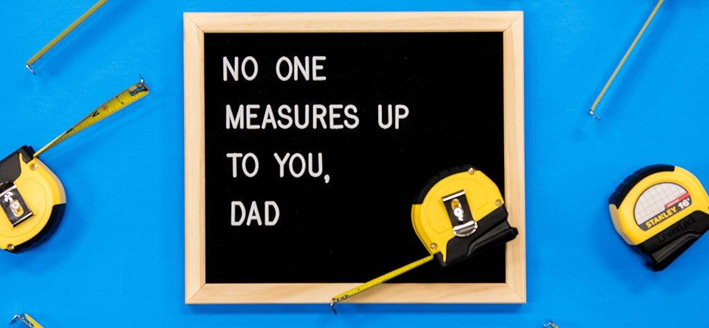 fathers day measuring tape
