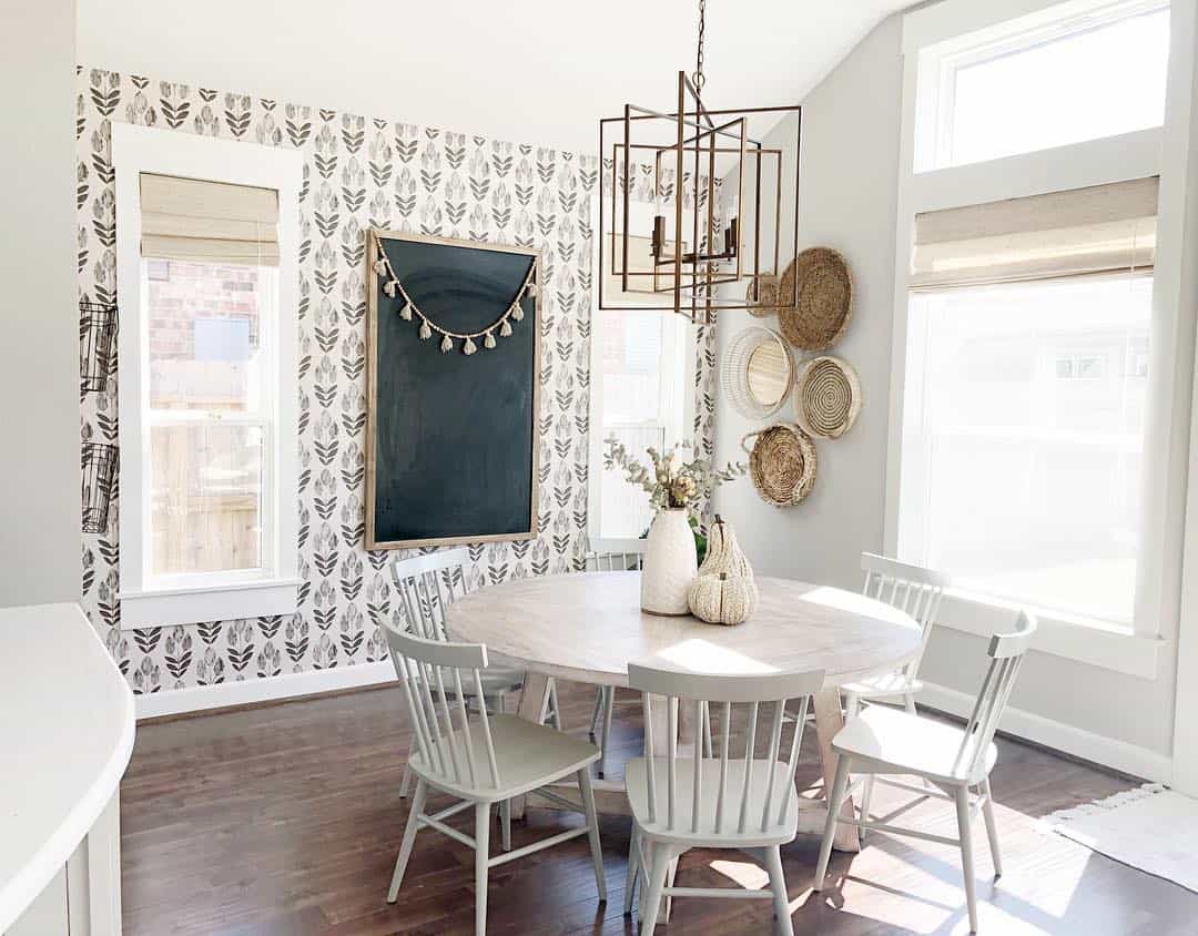 dining room window treatments