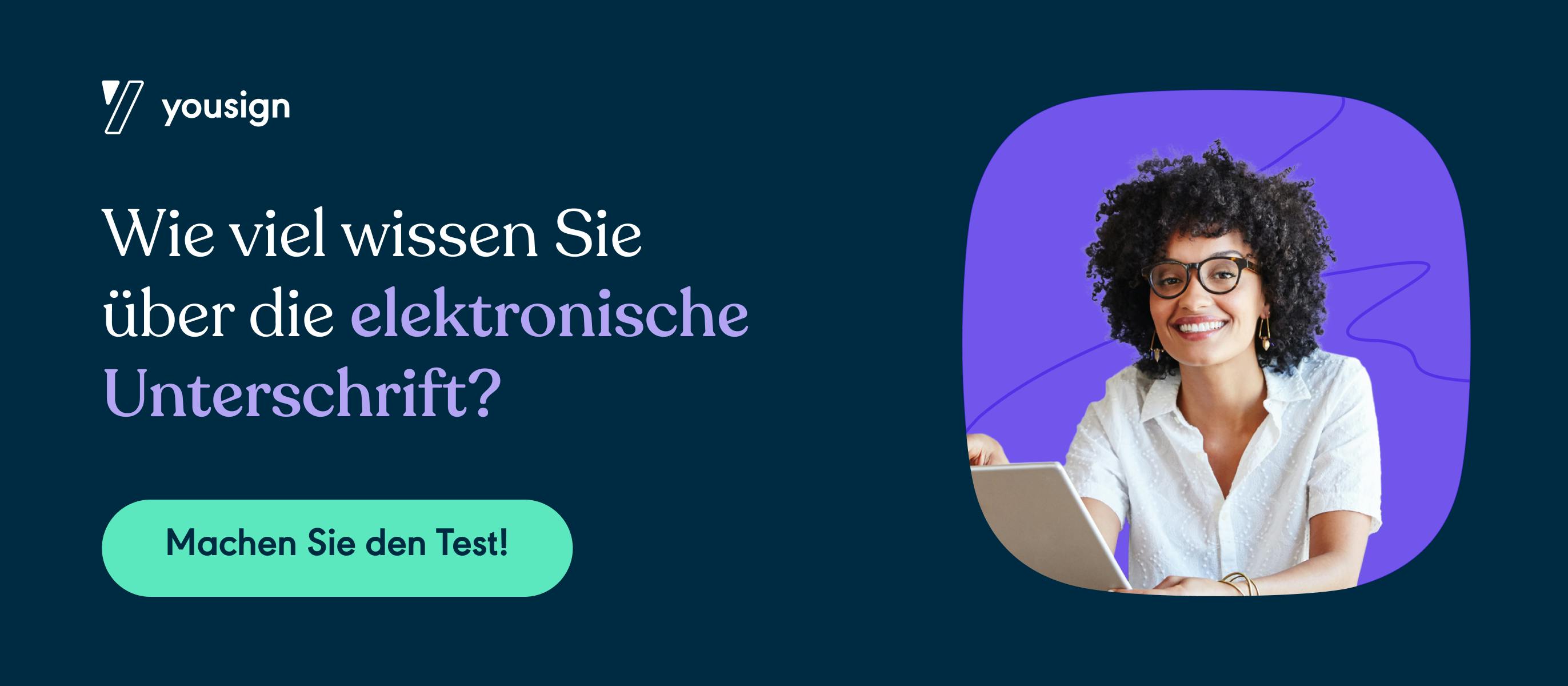 Quiz elektronische Unterschrift