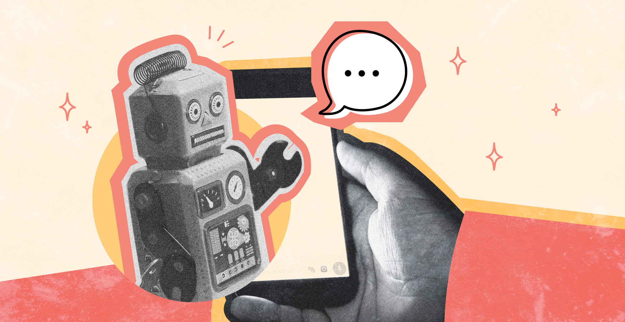 Un robot dans un téléphone