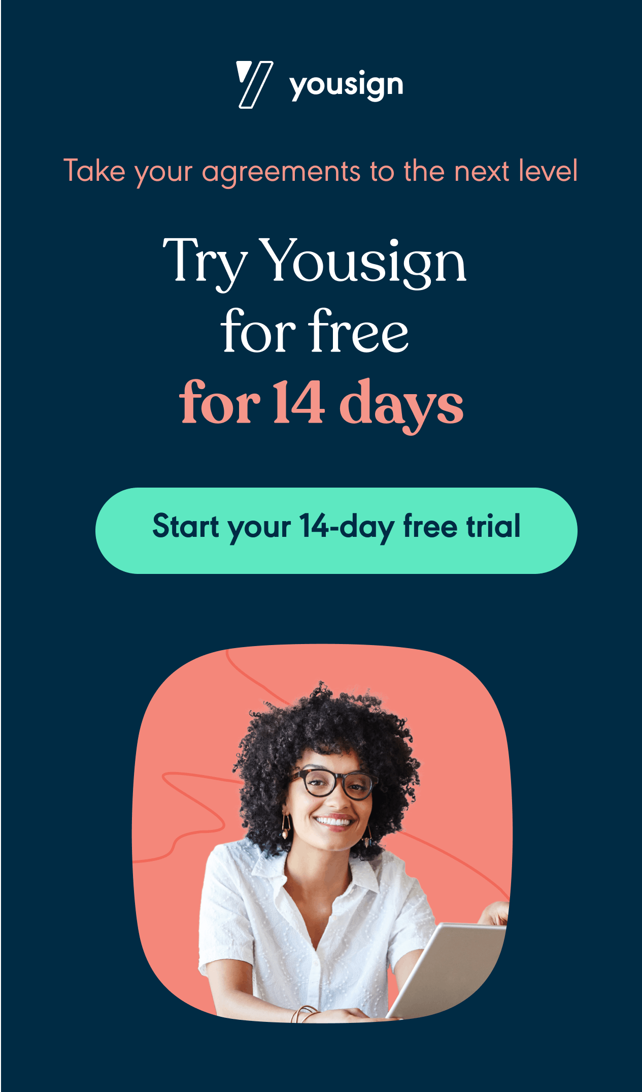Try Yousign for free for 14 days