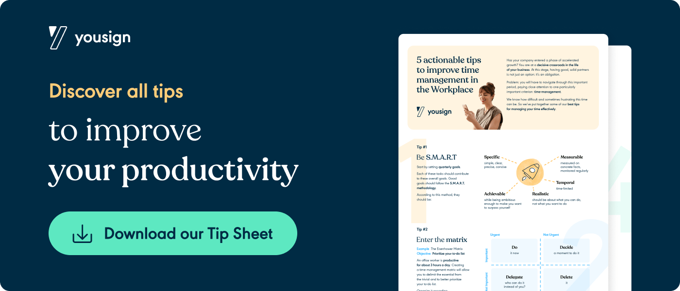 Discover all tips to improve your productivity