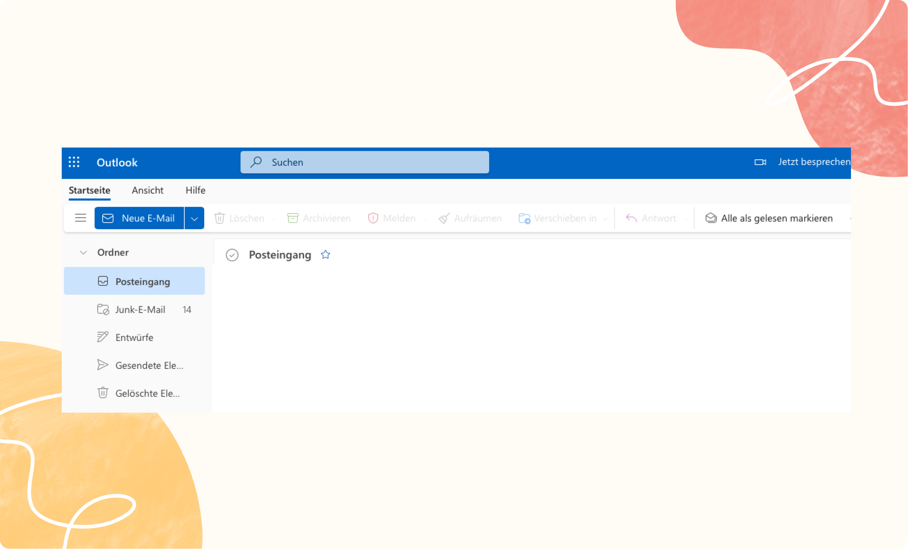 “Neue E-Mail” auswählen